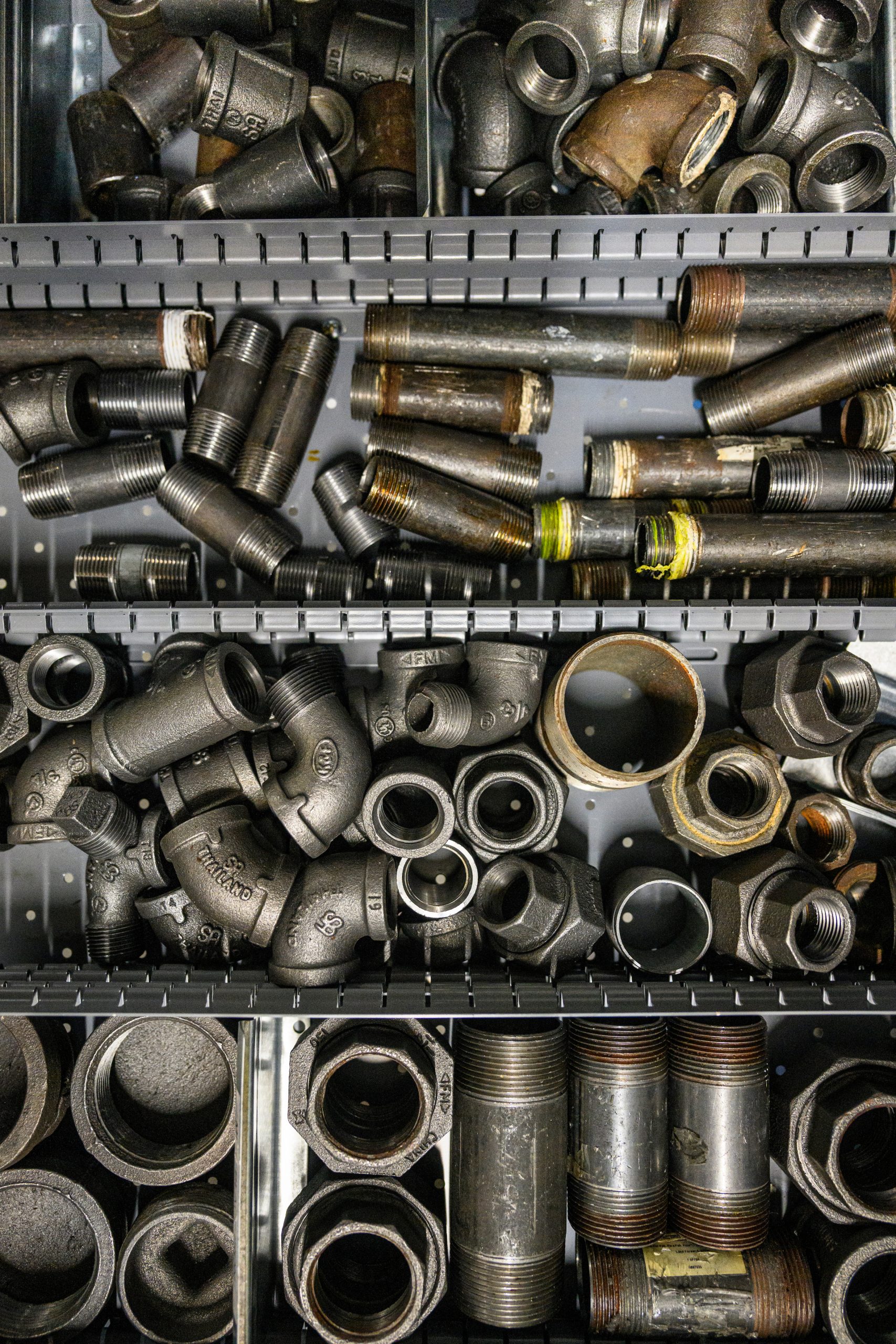 Image of several types of pipe fittings-Link to Getting Started with Wastewater Surveillance-Water Environment Federation Utility Starter kit