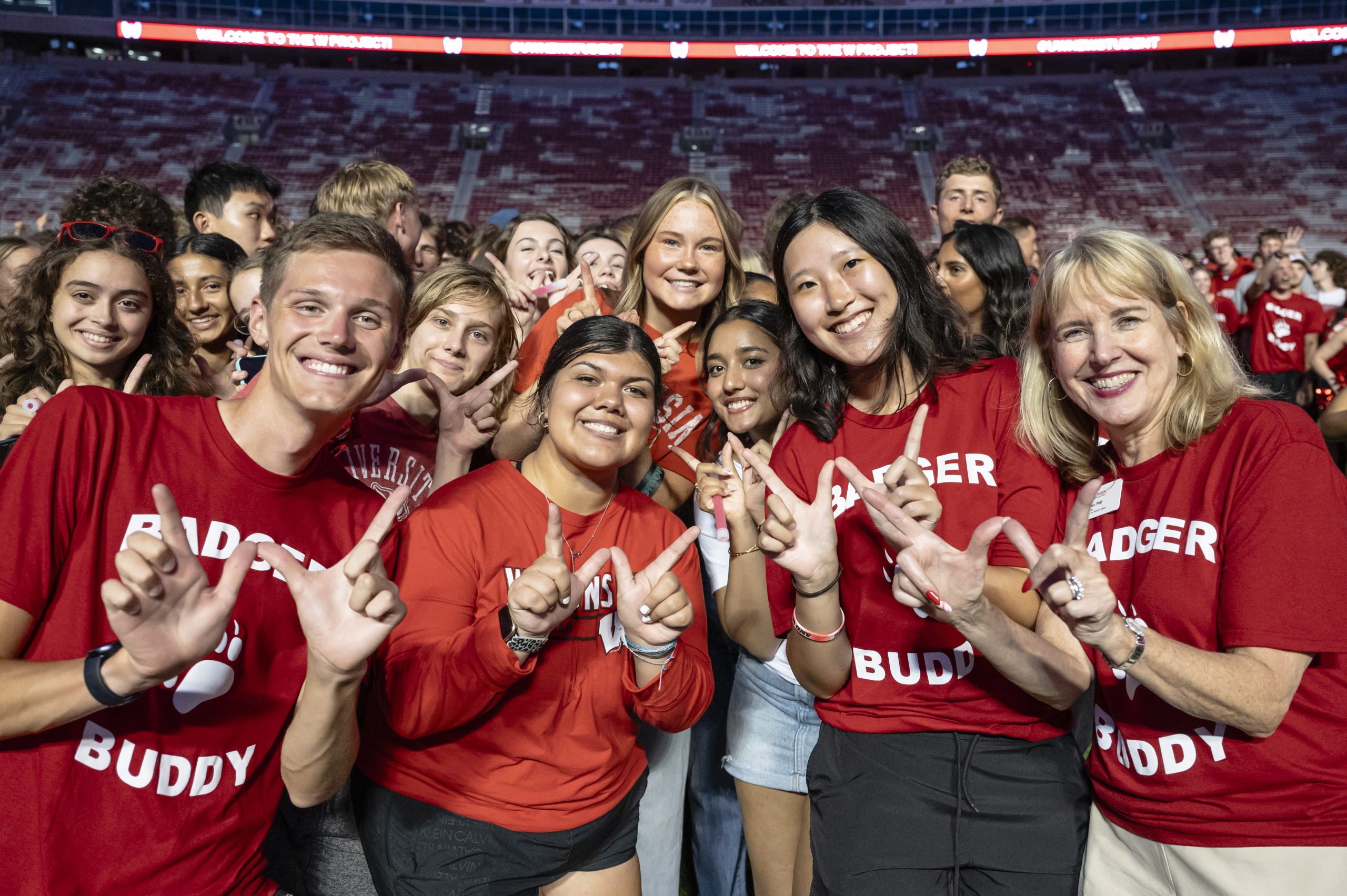 Group of Badger Buddy Mentees-Link to Our Impact